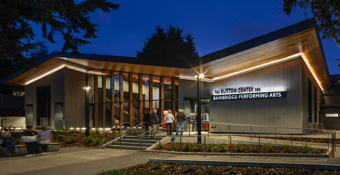 The Buxton Center for Bainbridge Performing Arts exterior