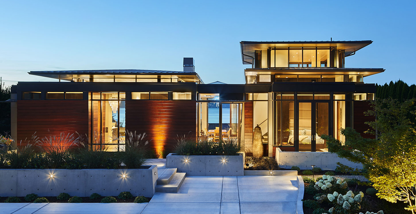 North Beach Contemporary night view