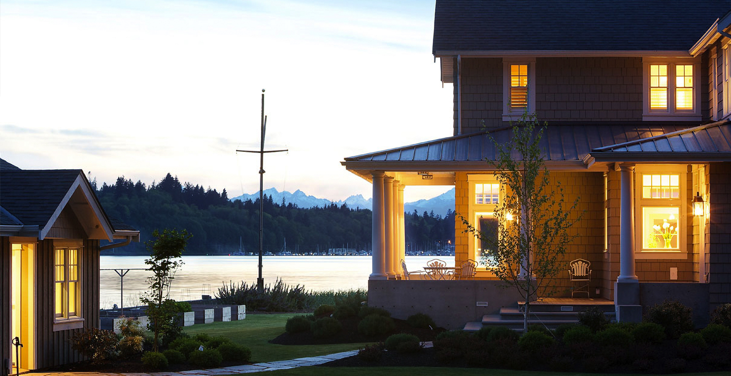 West Beach Traditional exterior porch